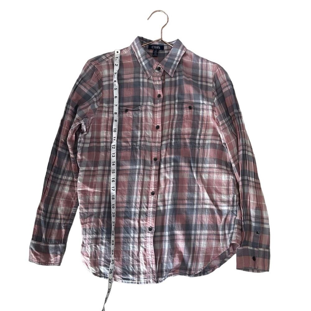 Chaps Soft Lightweight Flannel Button Down - Size… - image 5